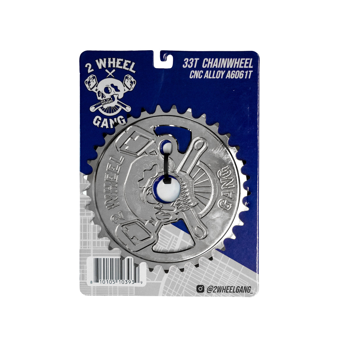 2WG Chrome - Chainwheel 33T