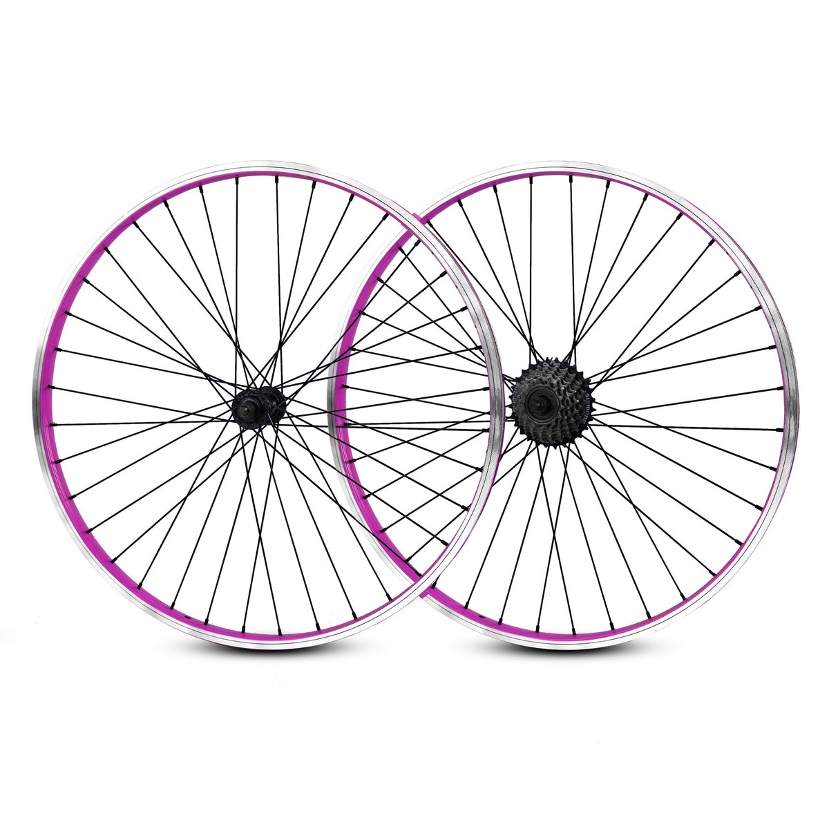 26"x32mm 7s Wheelset - Multi Colors *Bundle Price*