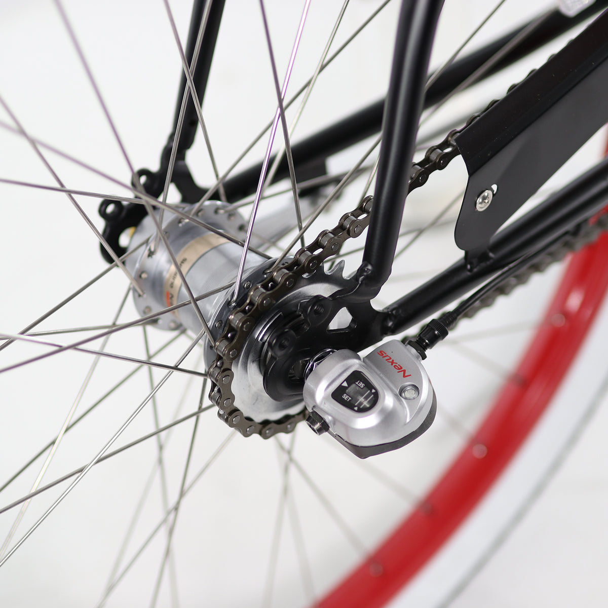 Golden Cycles - Classic Men - 3spd - Black Red