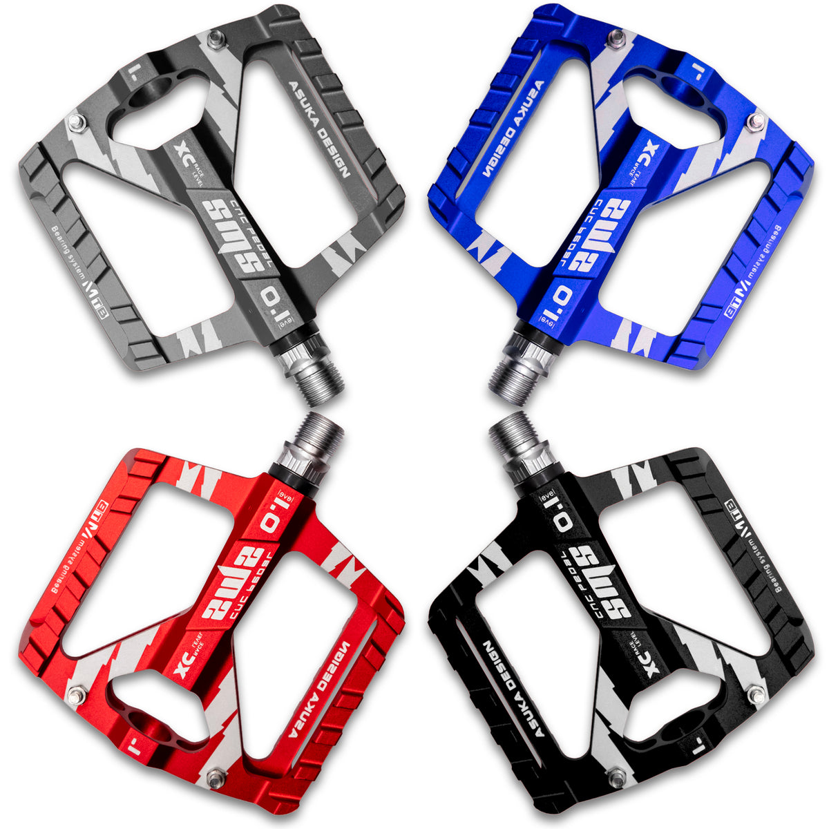 Pedals - 0.1 Alum - Multi