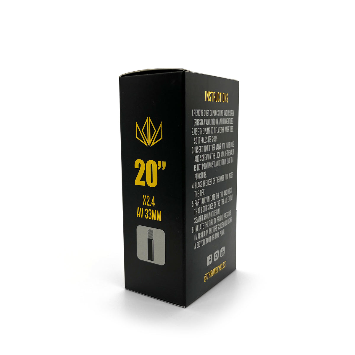 Throne - Tube - 20" x 2.4 AV 33MM